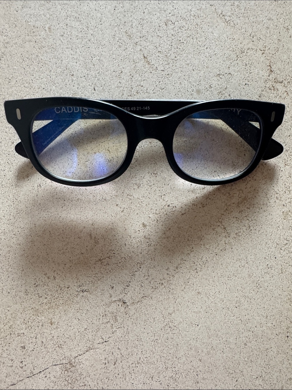 Caddis Bixby 1.0 Black Reading Eyeglasses
